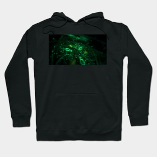 green bacteria Hoodie